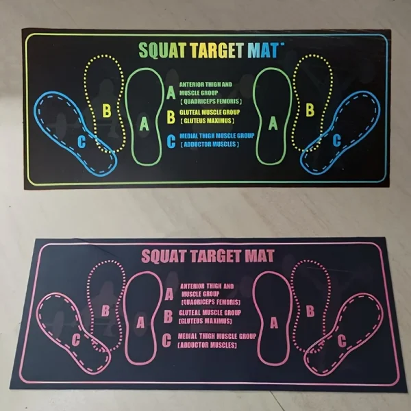 Anti-Slip Squat Pad Set, Durable Training Mats