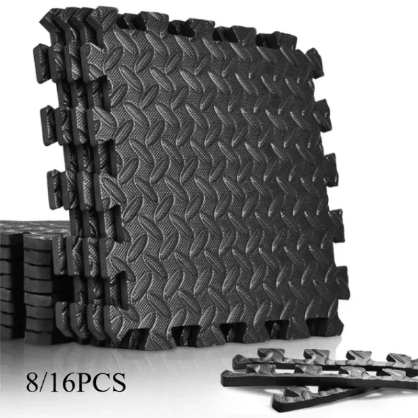 8/16 Pcs Foam Non Slip Mat for Yoga & Fitness