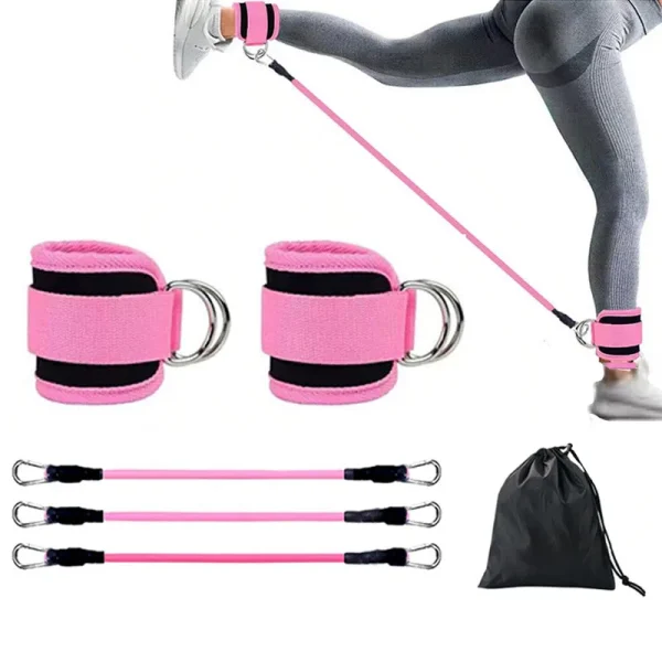Ankle Straps Resistance Bands for Yoga and Fitness